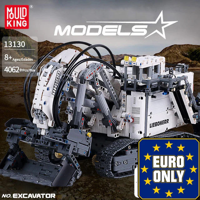 Mould King 13130 RC Liebherr Terex RH400 Mining Excavator OVP EU Warehouse Version