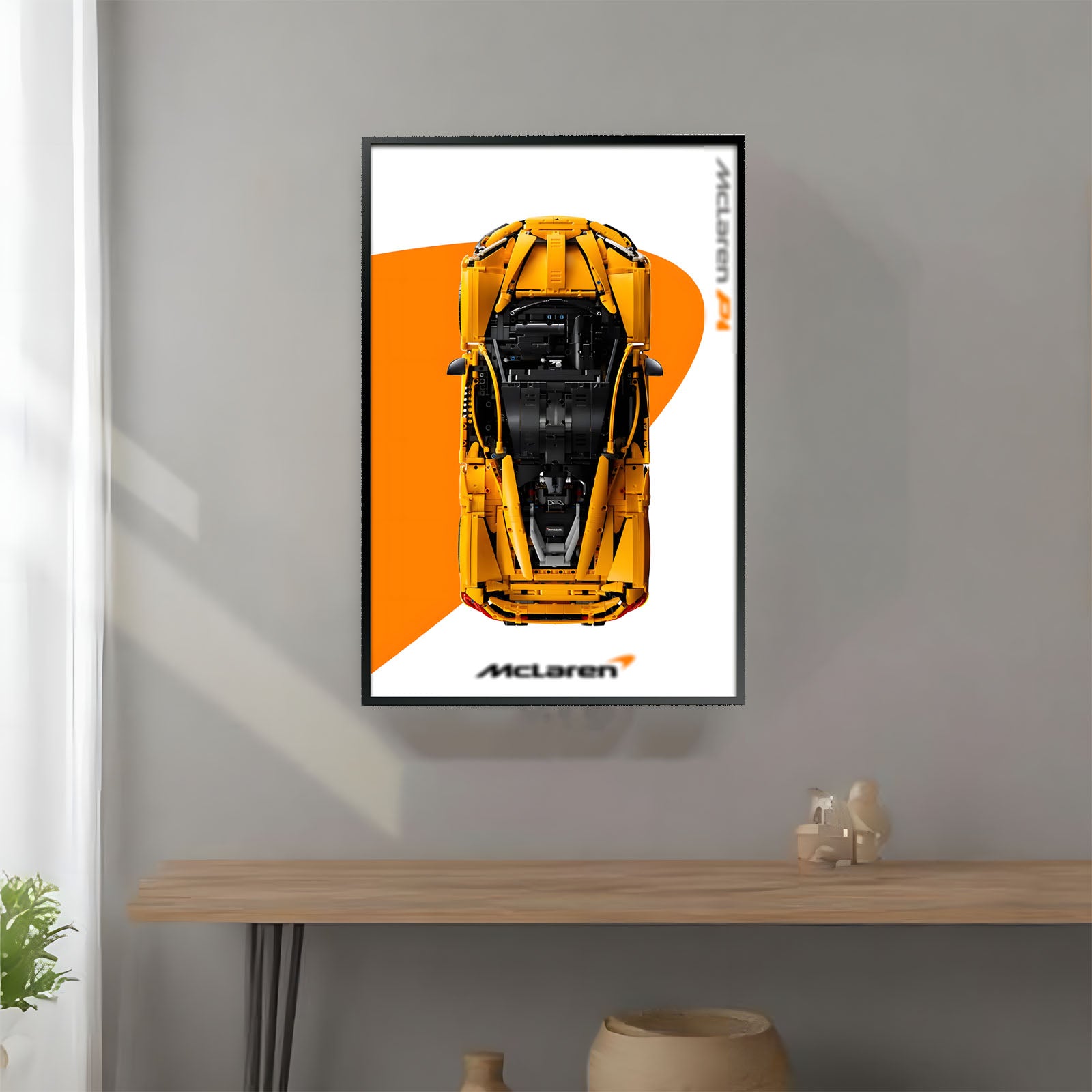 Wall Mounted Display for LEGO Technic McLaren P1 (42172)