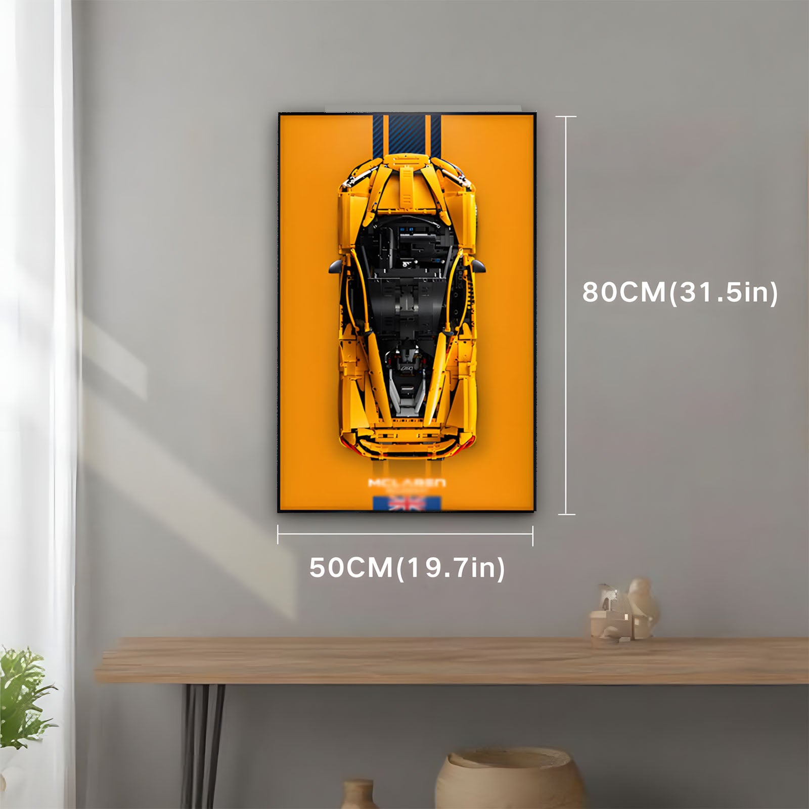 Wall Mounted Display for LEGO Technic McLaren P1 (42172)