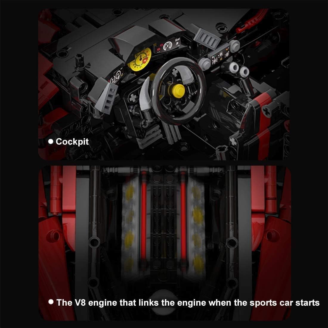 CADA C61042 / 61043 1:8 Ferrari 488 Pista