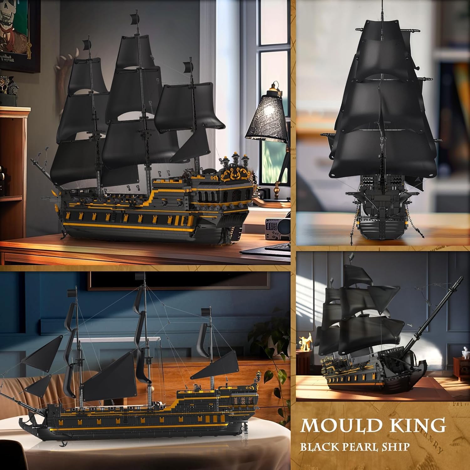 Mould King 13186 Black Pearl