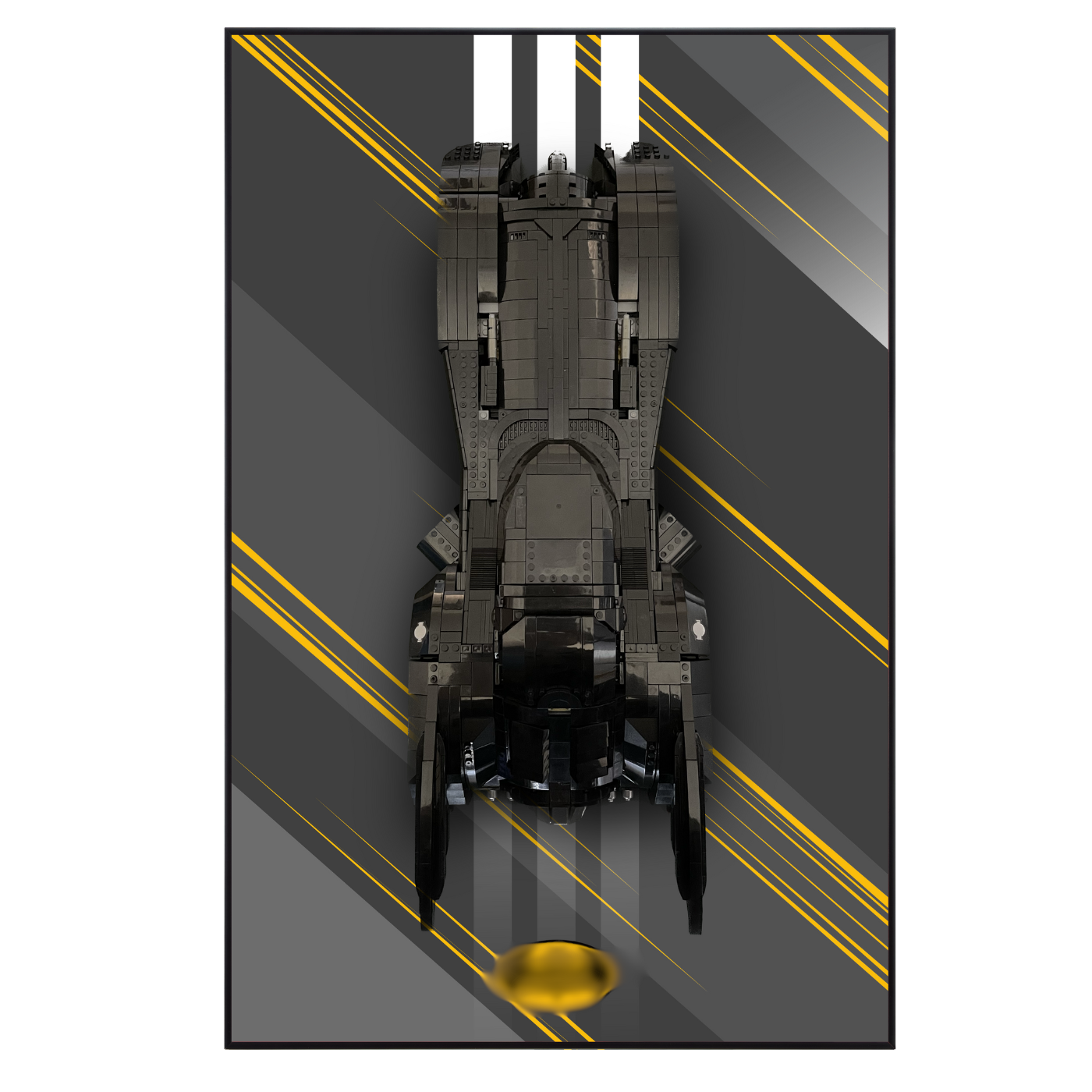 Top-Speed Wall Mount Display for LEGO® DC Batman 1989 Batmobile 76139