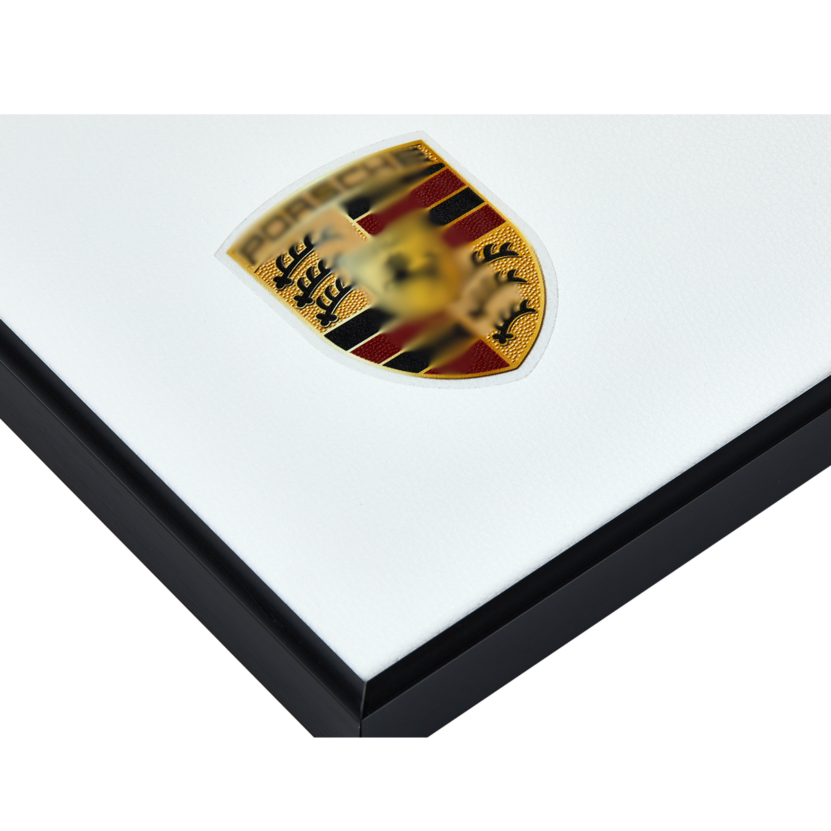 Classic Leather Wall Mount Display for LEGO® Technic™ Porsche White