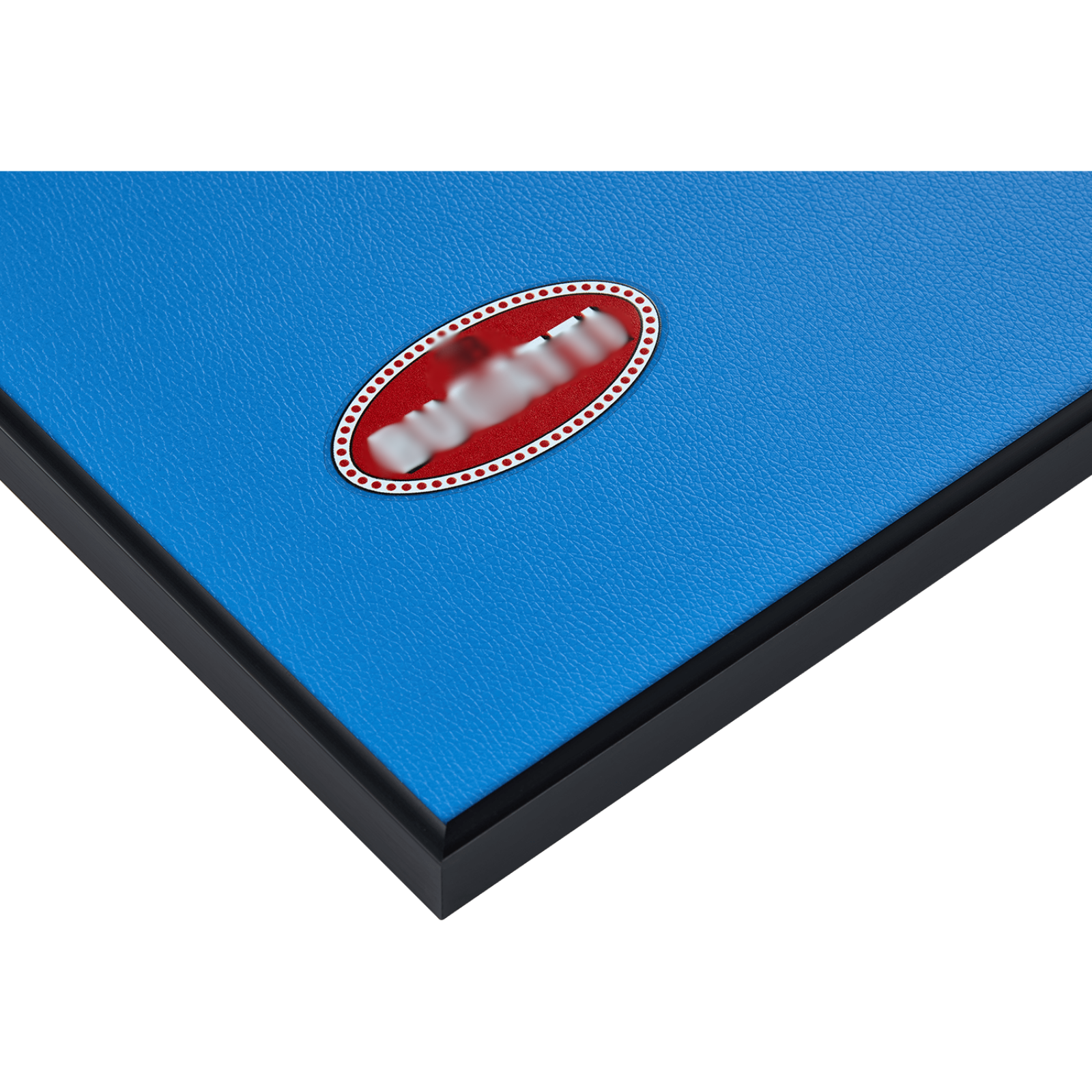 Classic Leather Wall Mount Display for LEGO® Technic™ Bugatti Blue