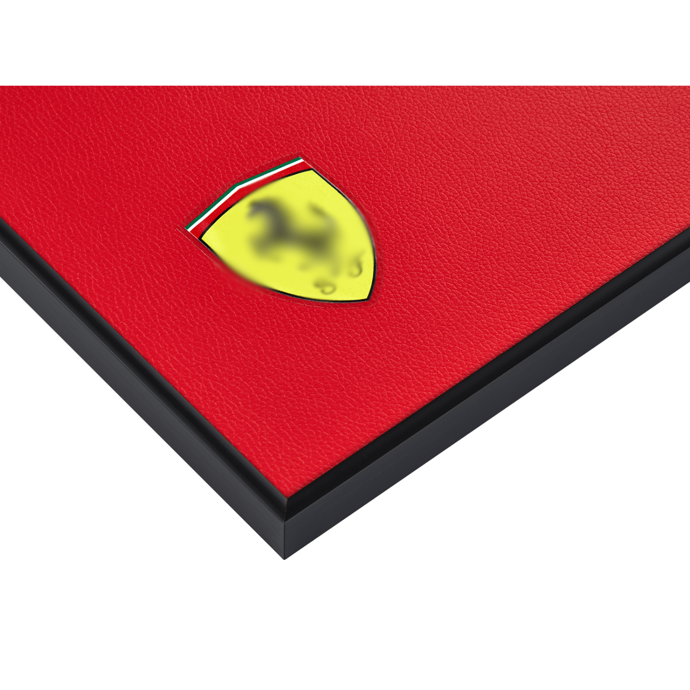 Classic Leather Wall Mount Display for LEGO® Technic™ Ferrari Red