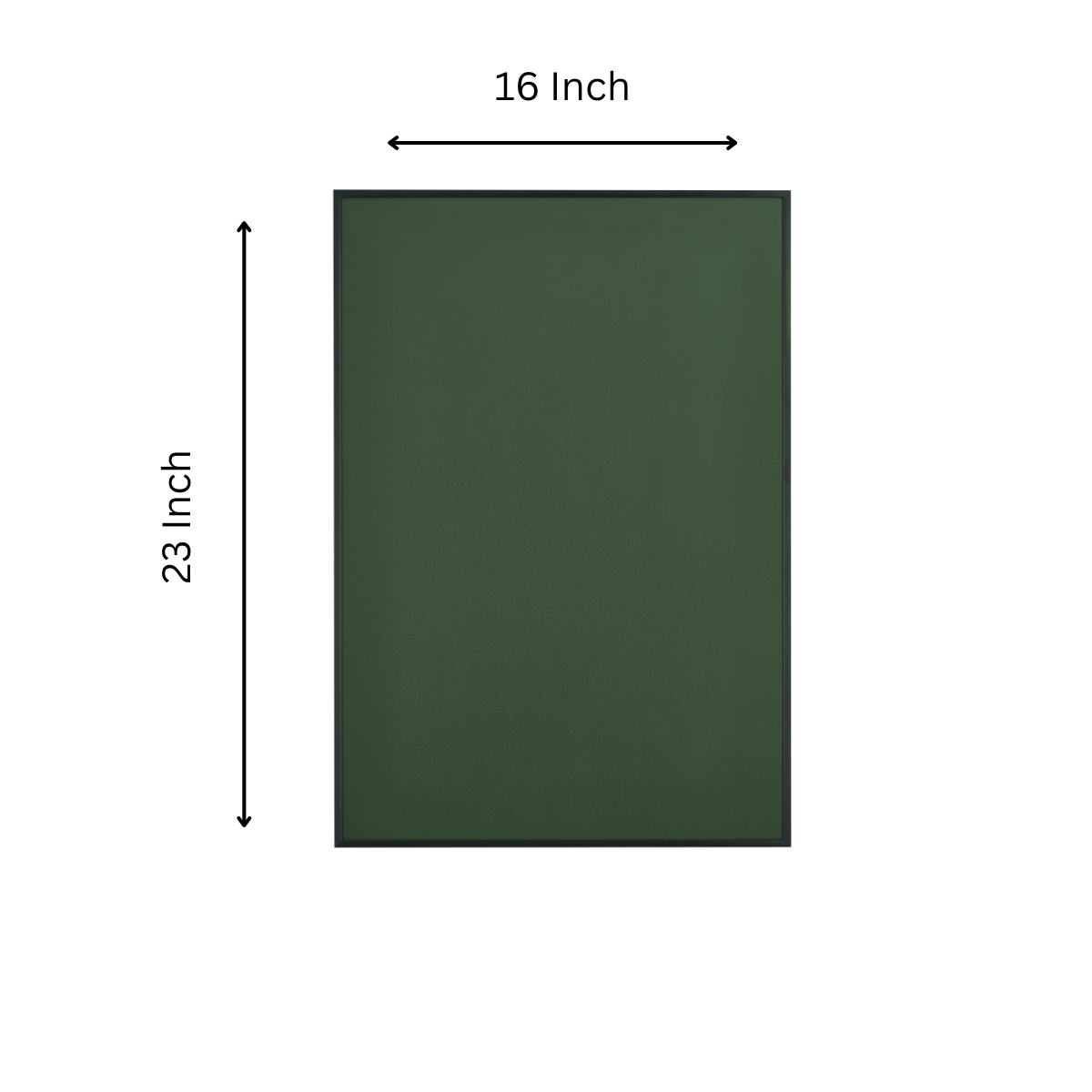 Classic Leather Wall Mount Display for Compact LEGO® Technic™ Mustang Green