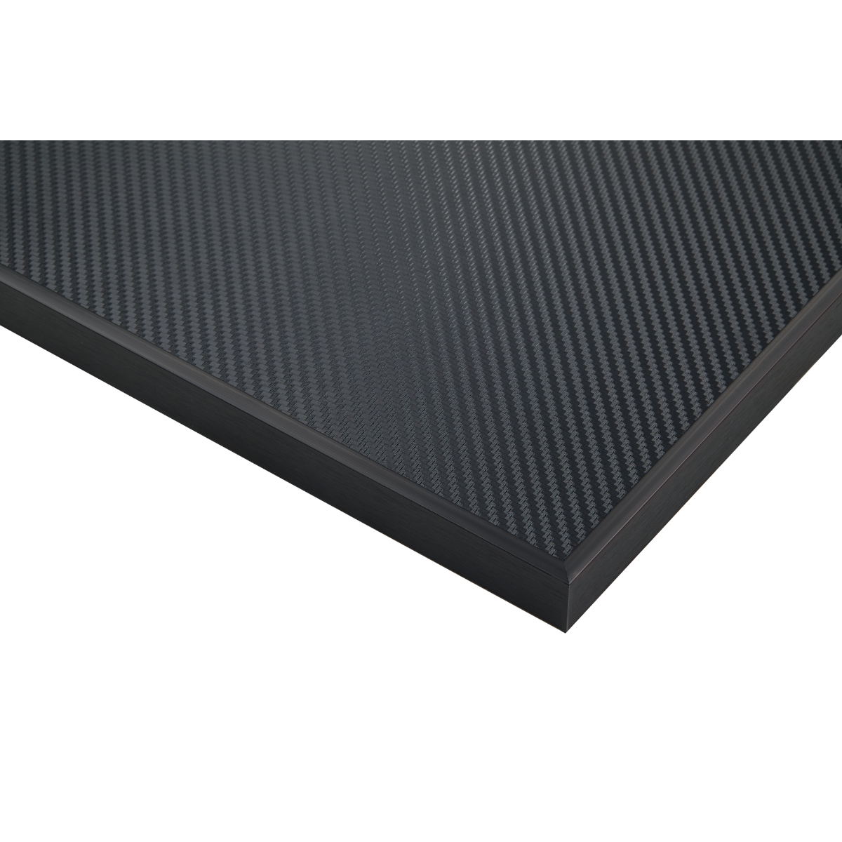 Classic Leather Wall Mount Display for Compact LEGO® Technic™ Carbon Fiber Black