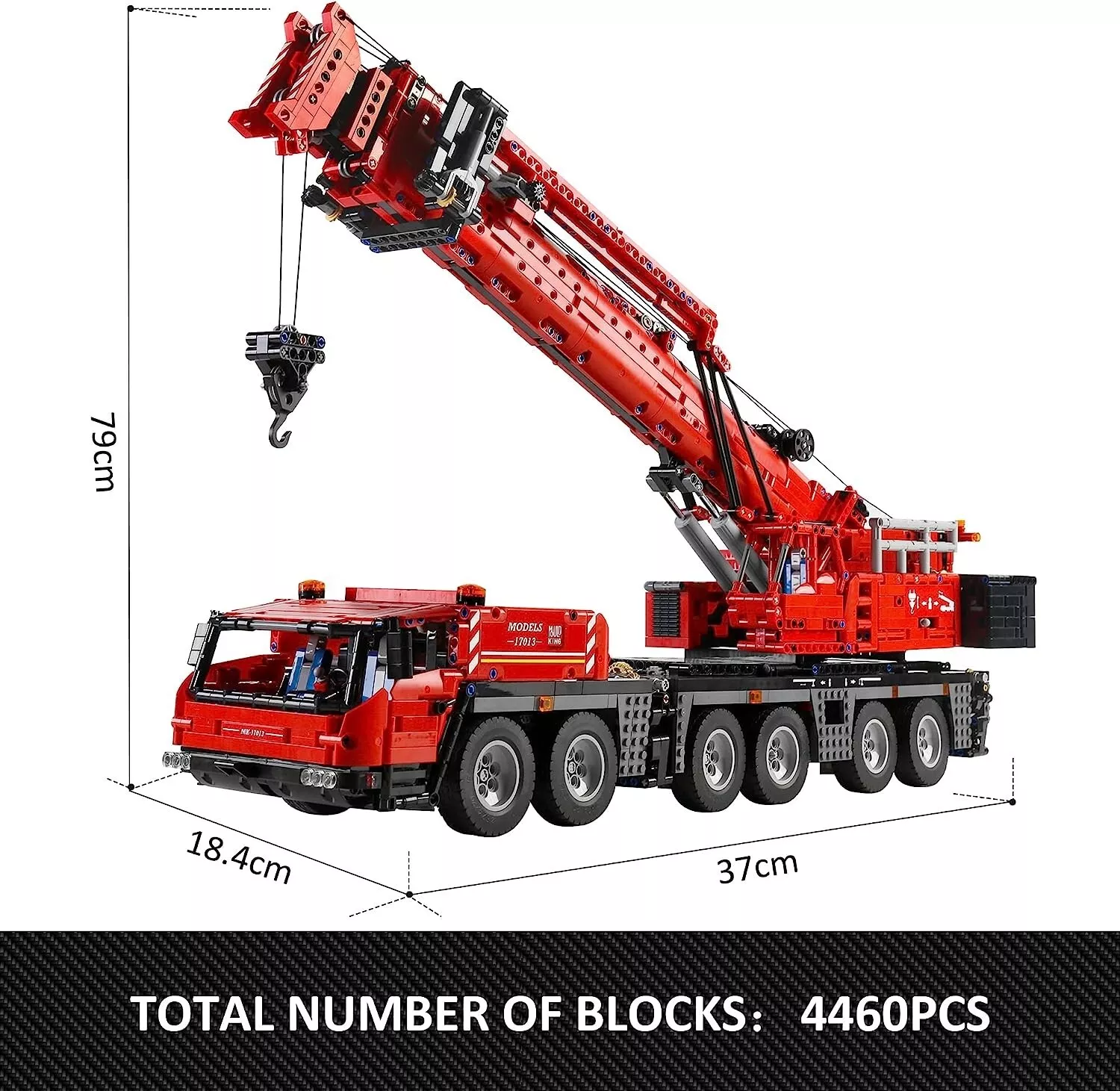Mould King 17013 RC Grove GMK Crane