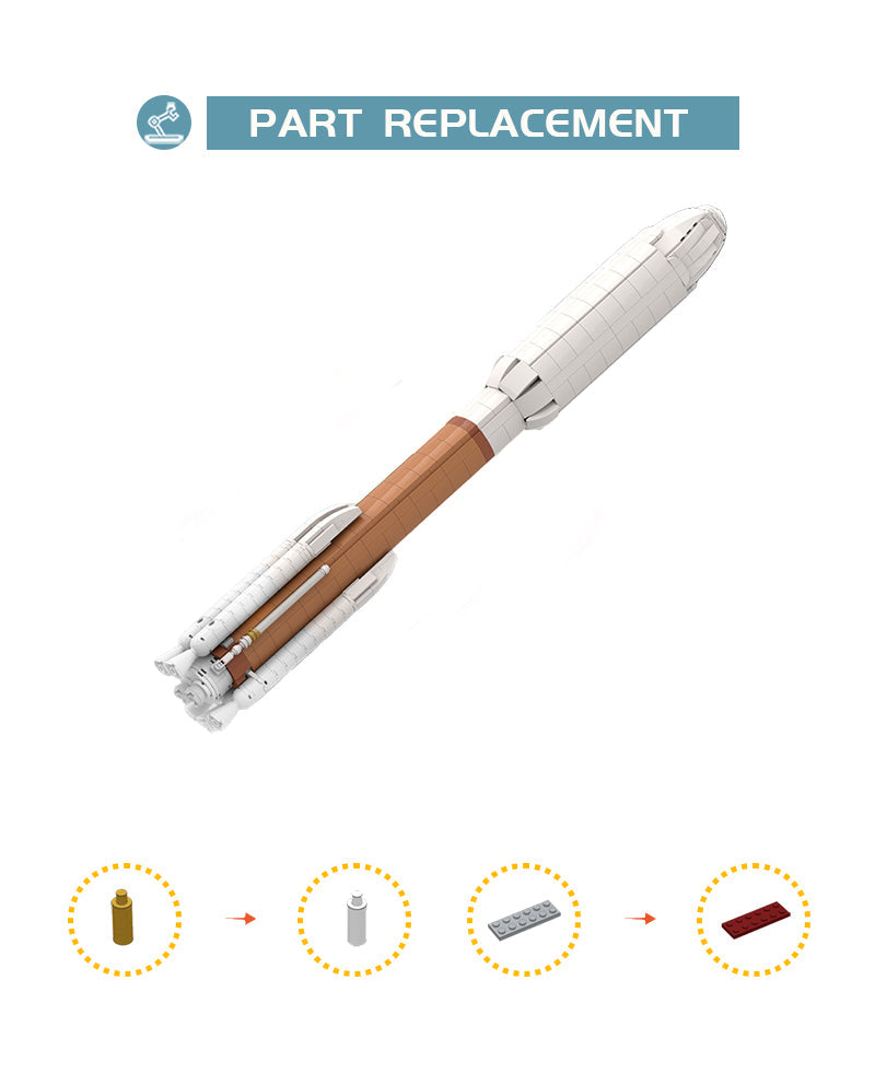 MOC 47289 Ultimate Atlas V (Saturn V scale)