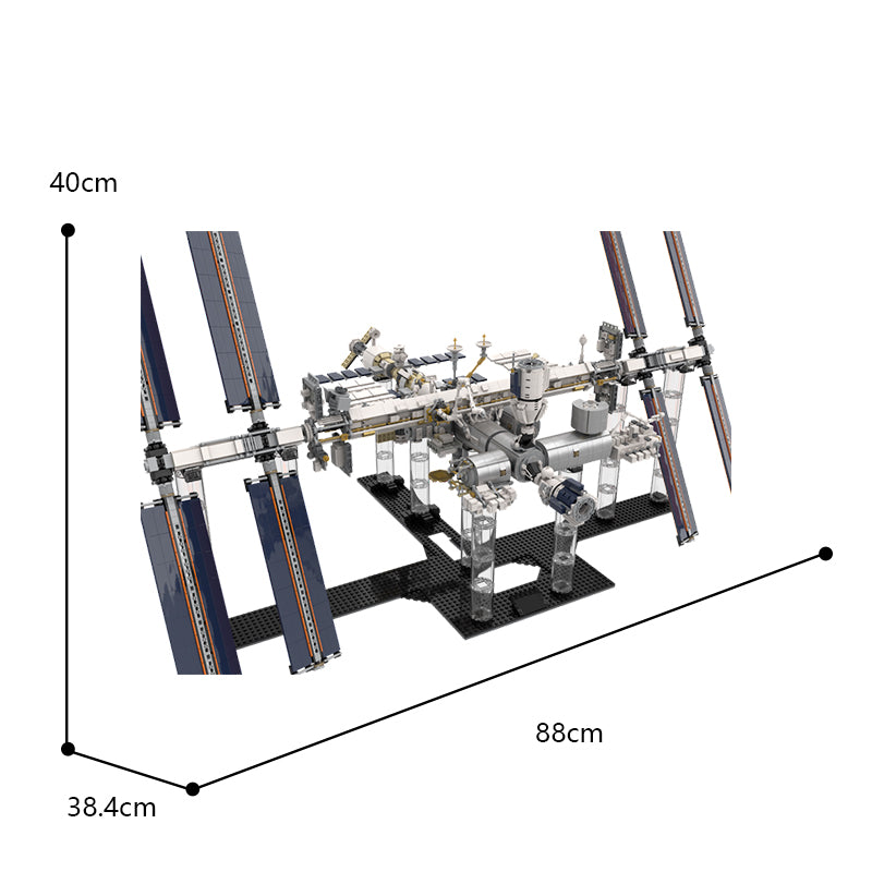MOC 93305 International Space Station - 1:110 Scale - Historical Timeline 2021