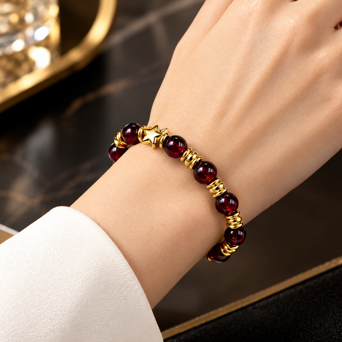 Ruby Night Bracelet