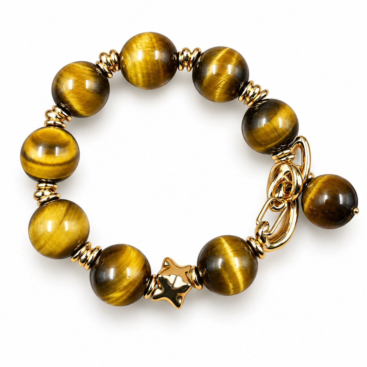 Golden Tiger Eye Star Bracelet
