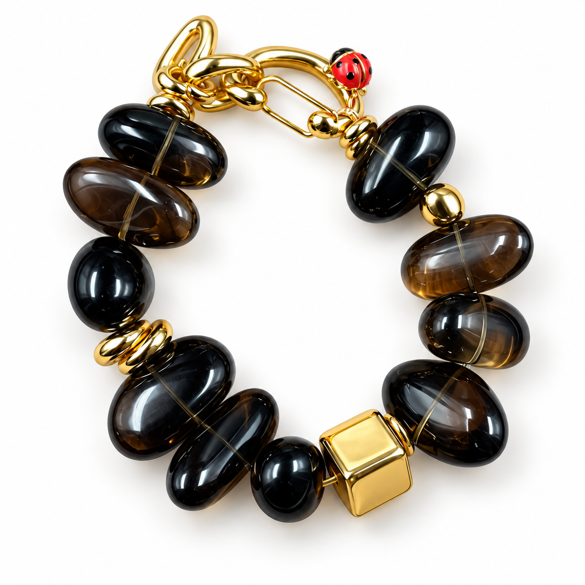 Amber Midnight Bracelet