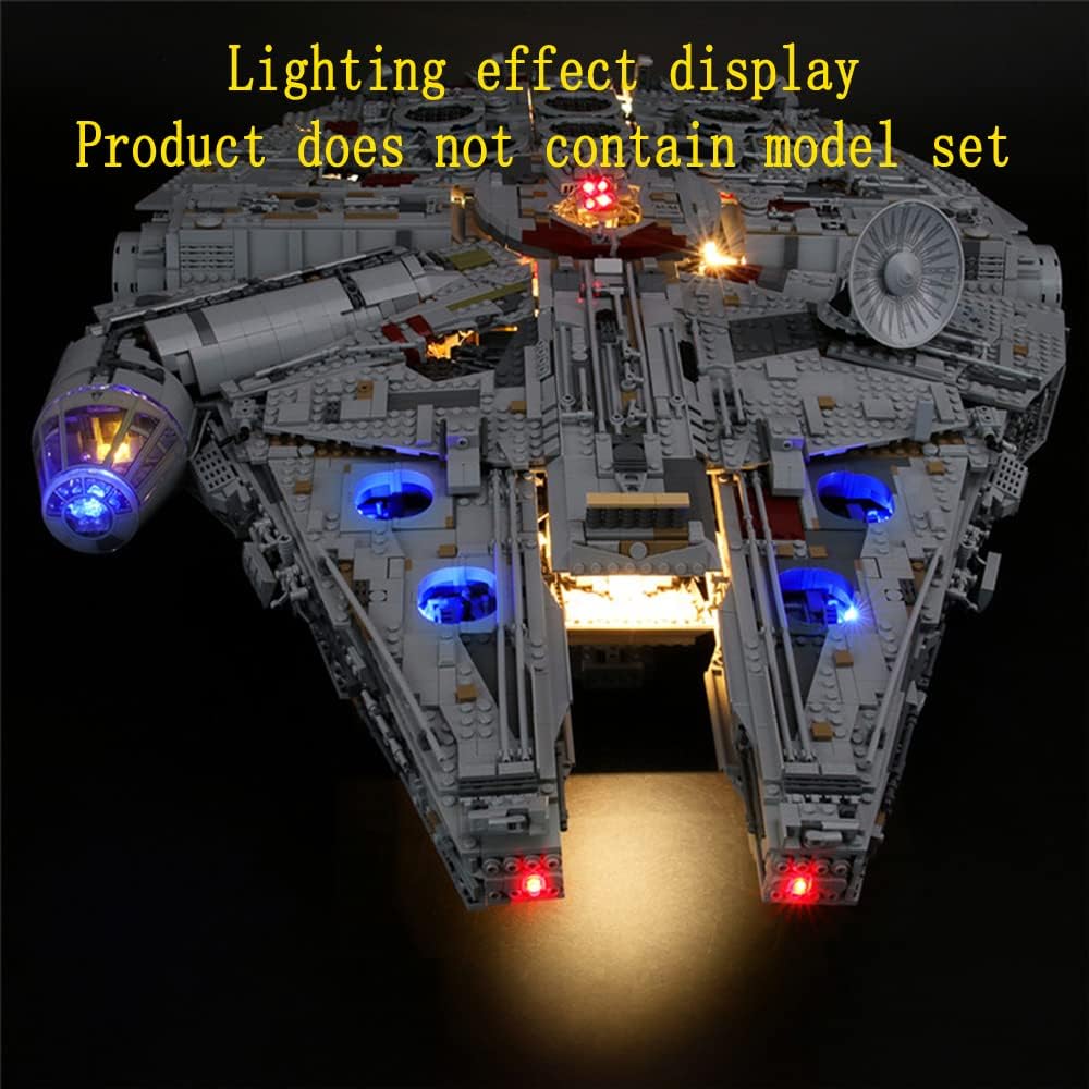 LED Light Kit Compatible with LEGO Star Wars UCS Millennium Falcon 75192