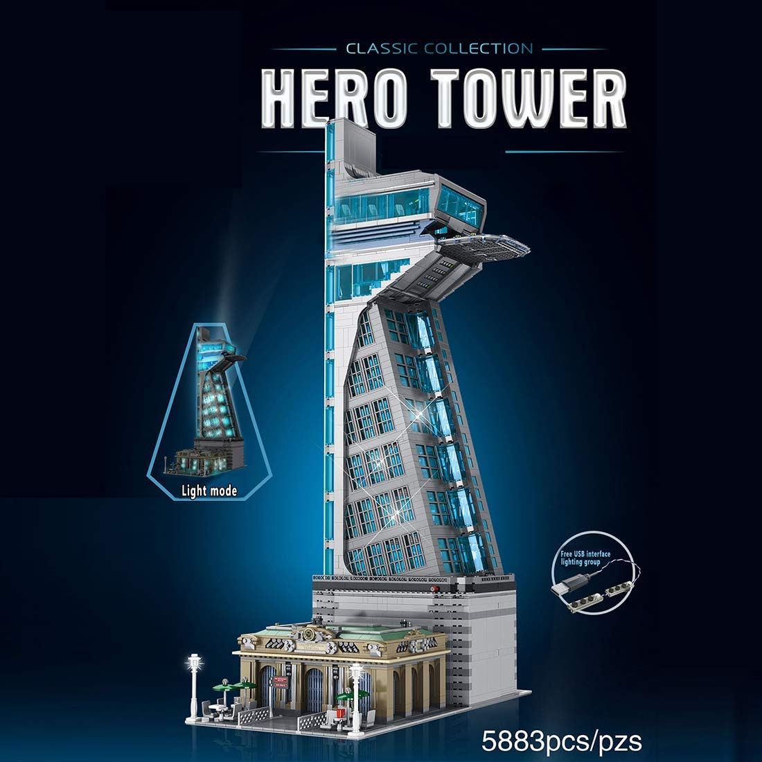 TIGER 55120 Super Heros Tower with Lights