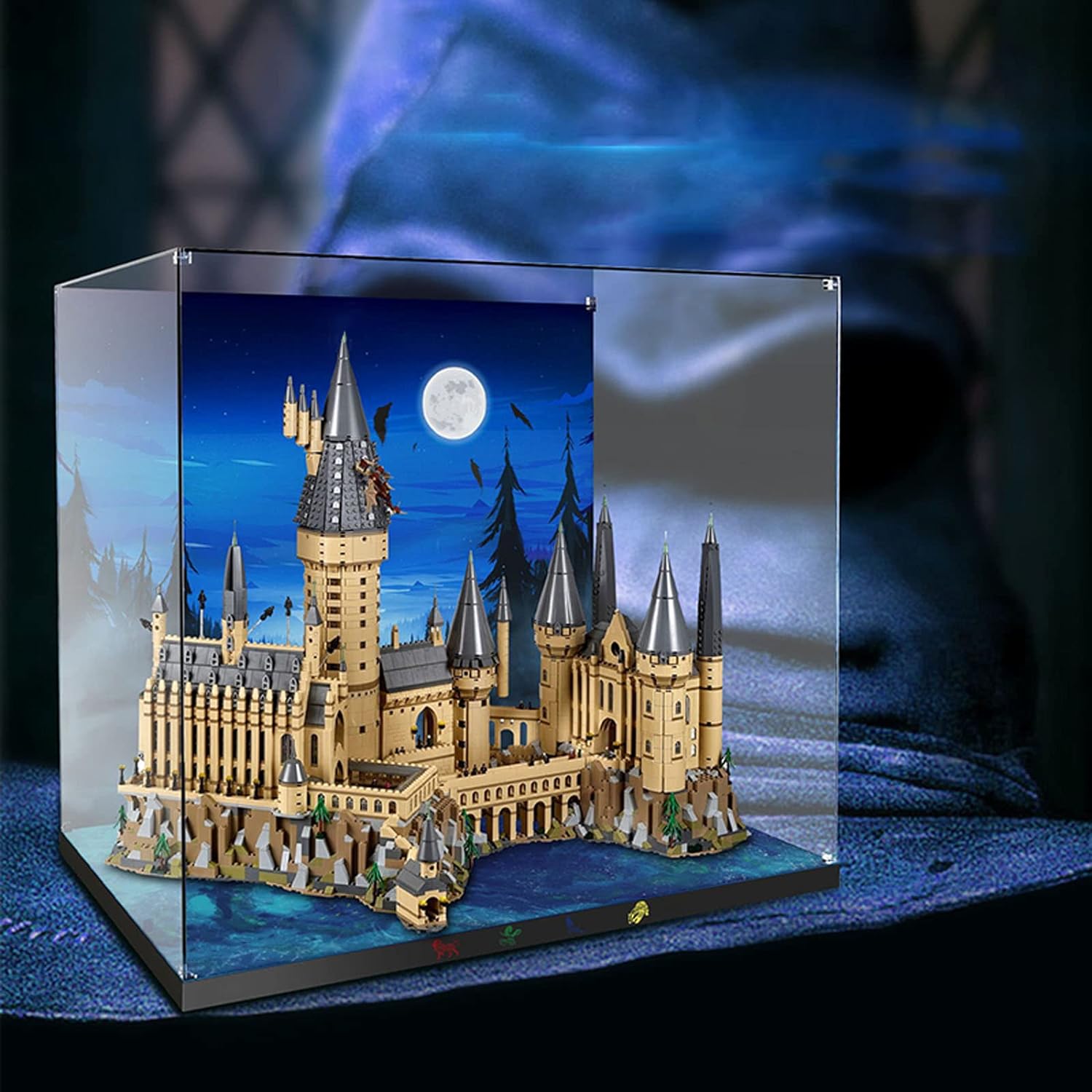 Display case for LEGO Harry Potter: Hogwarts Castle (71043)