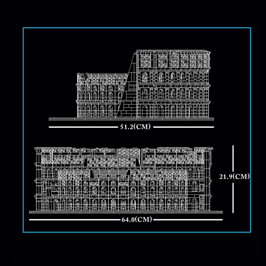 The Colosseum Model Architecture Building Blocks Kit