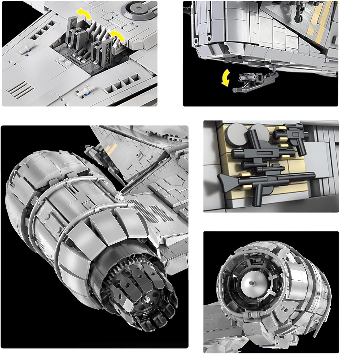 Mould King 21023 Technology Spaceship Model