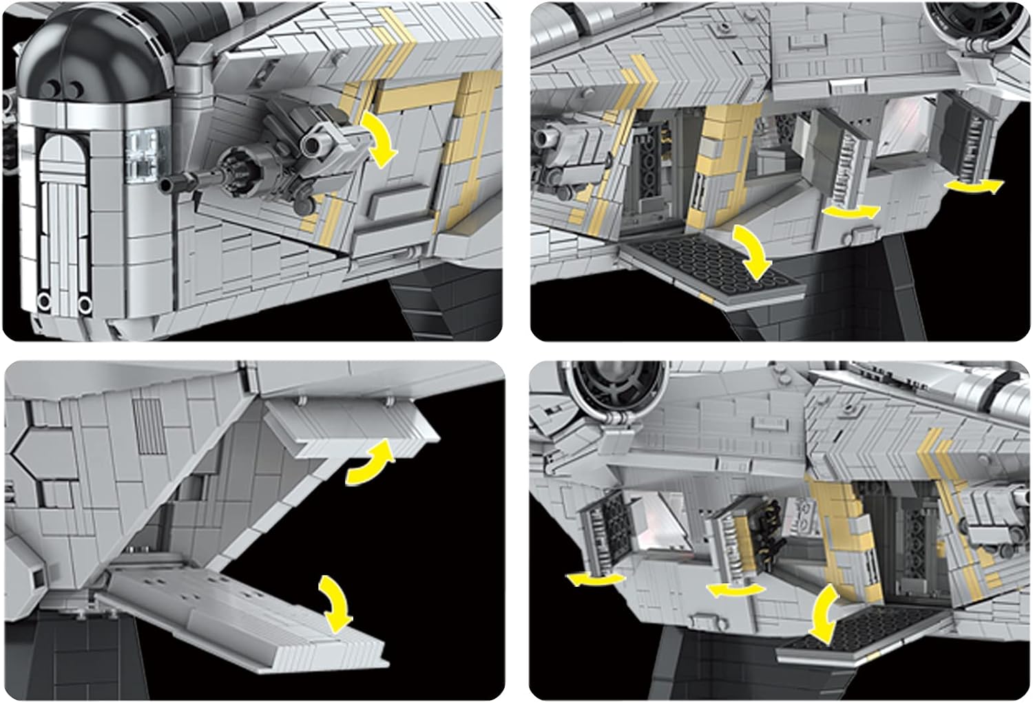 Mould King 21023 Technology Spaceship Model