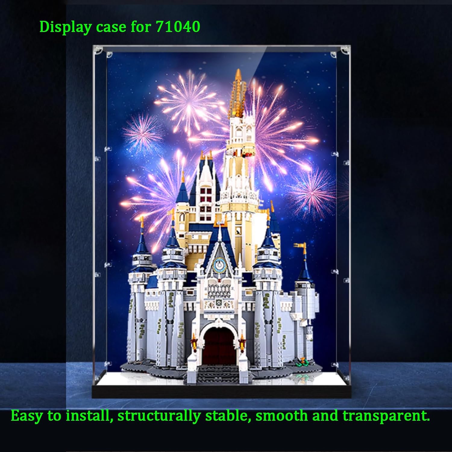 Display Case for LEGO Disney Castle 71040