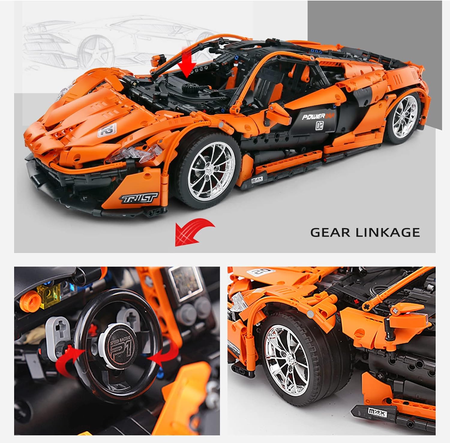 3090 Technology Race Car Model Kits