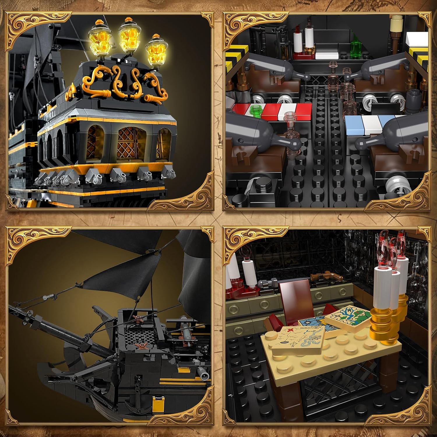 Mould King 13186 Black Pearl
