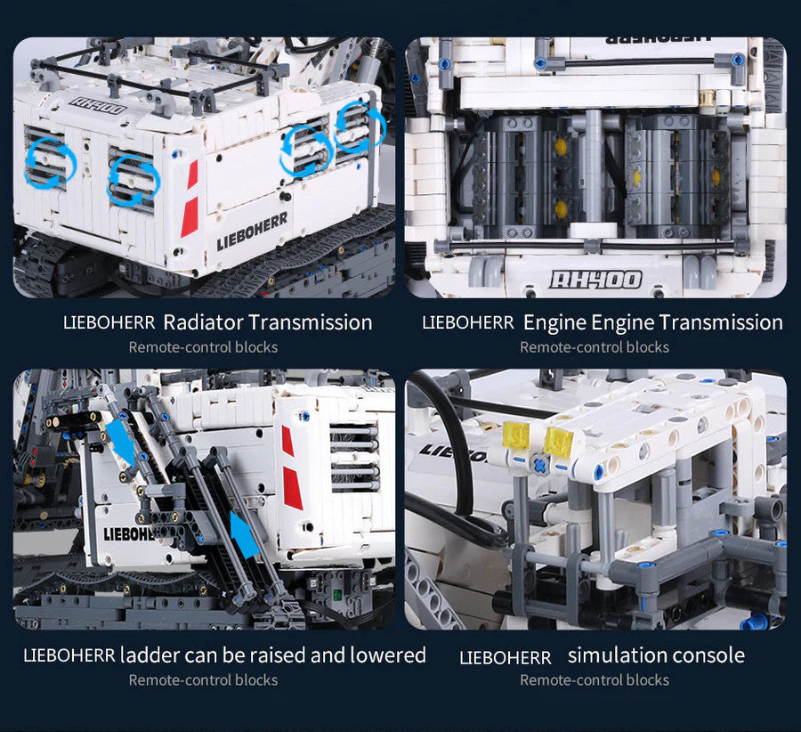 Mould King 13130 RC Liebherr Terex RH400 Mining Excavator OVP EU Warehouse Version