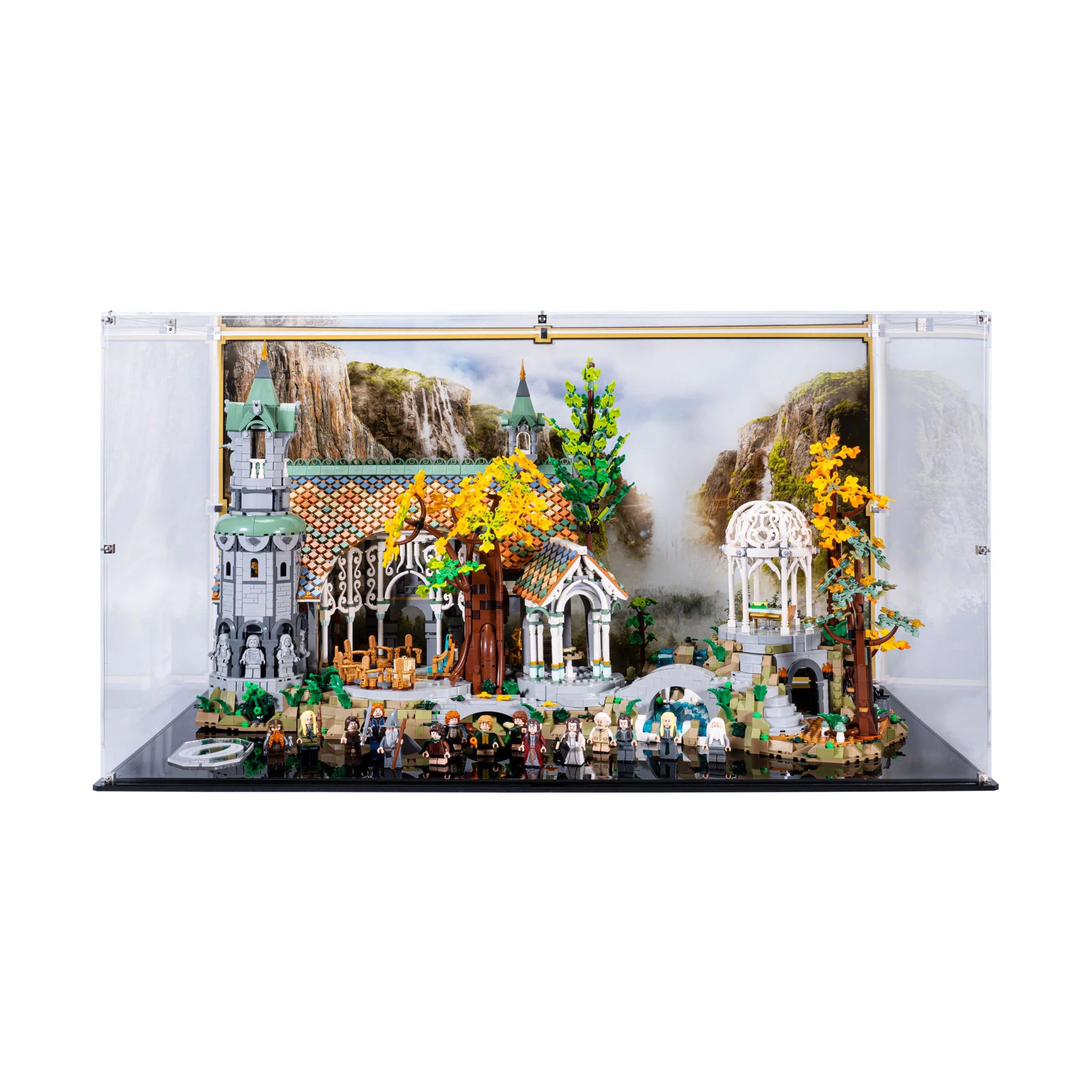 Display case for LEGO® Icons: Lord of the Rings Rivendell™ (10316)