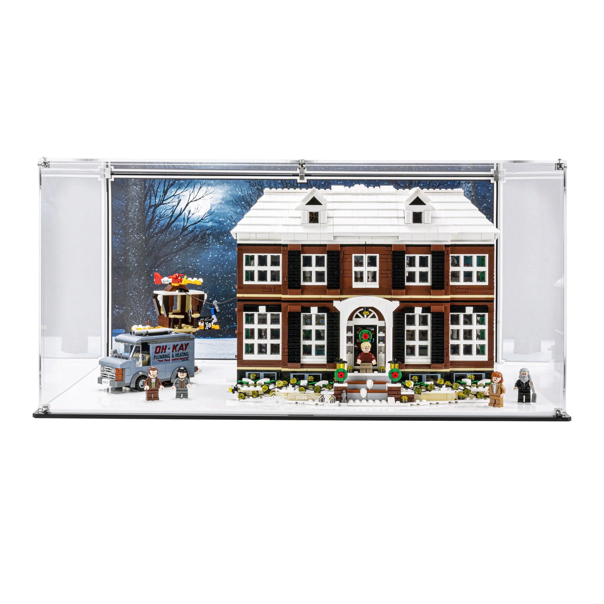 Display Case for LEGO® Ideas Home Alone (21330)