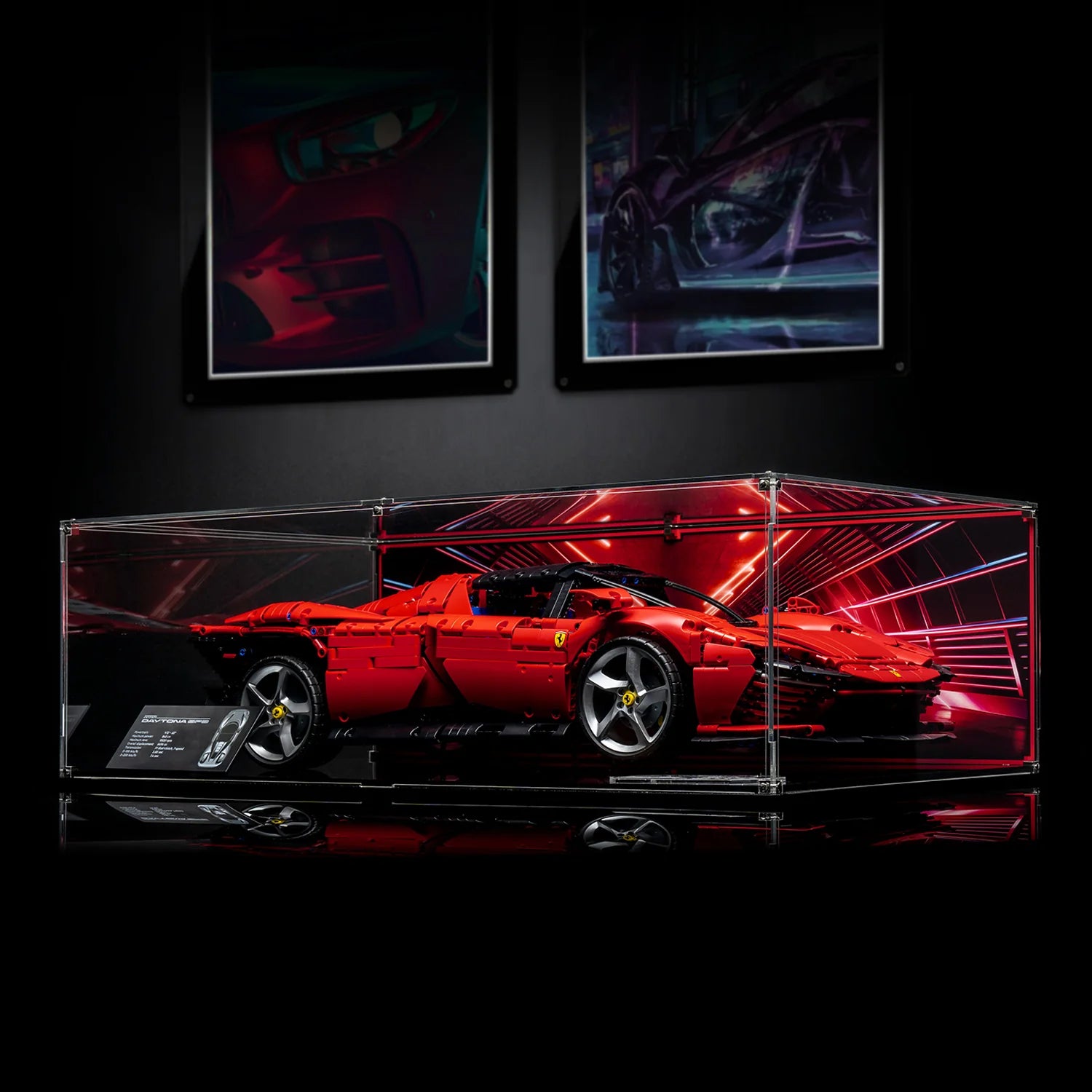 Display Case for LEGO® Technic: Ferrari Daytona SP3 (42143)