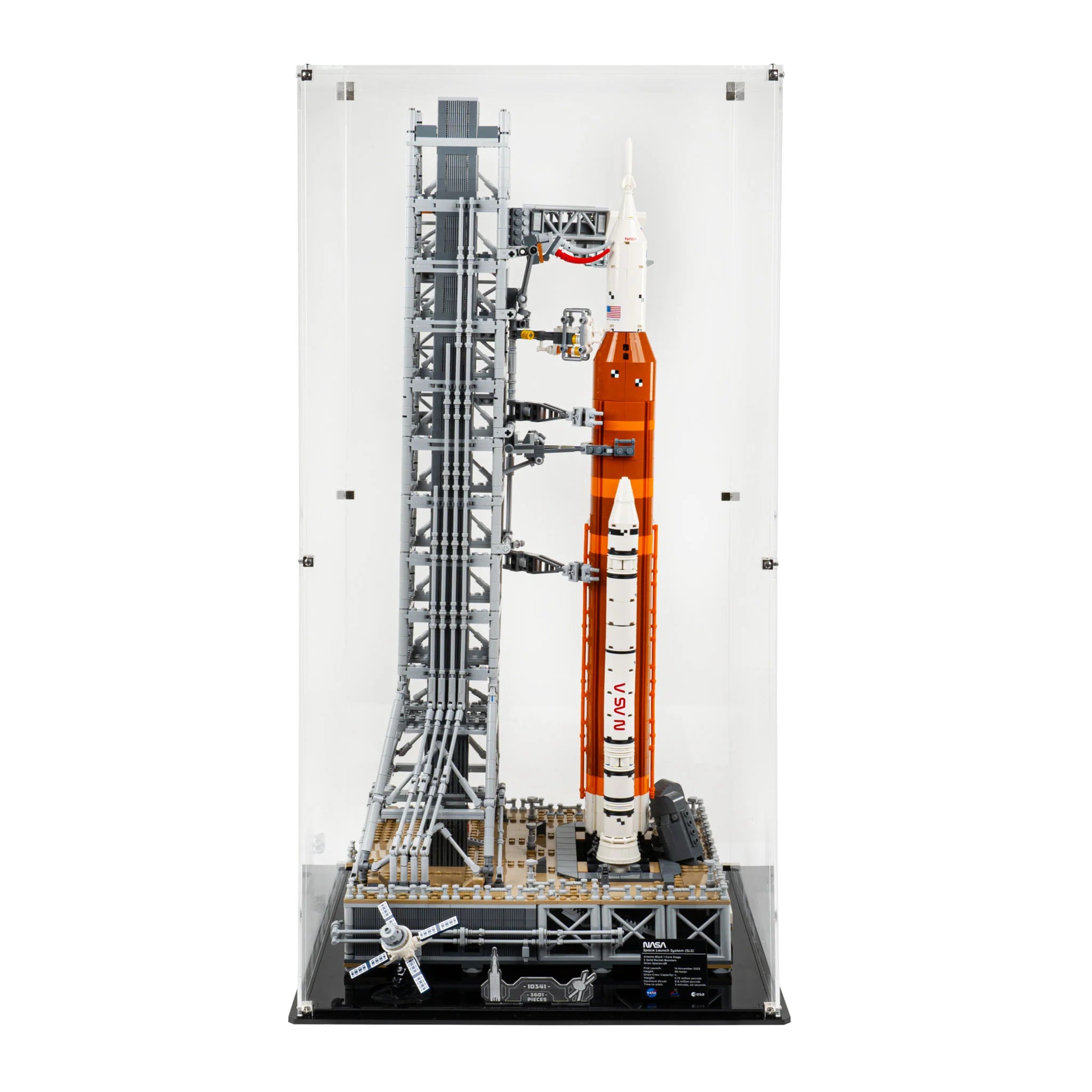 Display case for LEGO Icons NASA Artemis Space Launch System (10341)