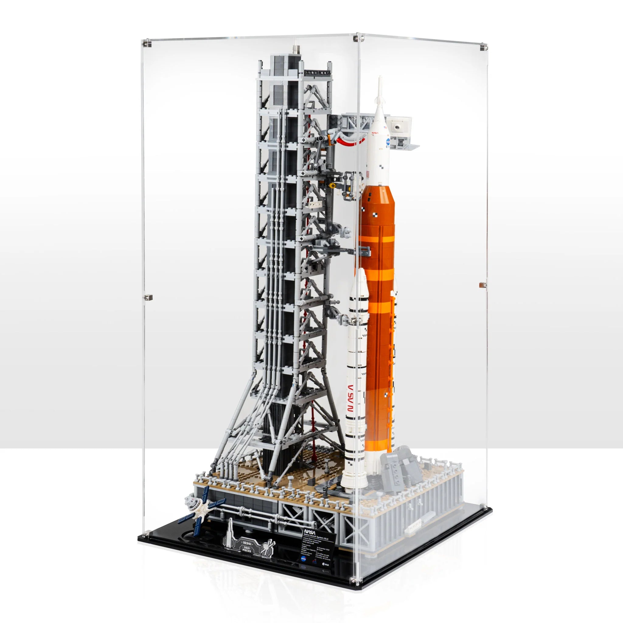 Display case for LEGO Icons NASA Artemis Space Launch System (10341)