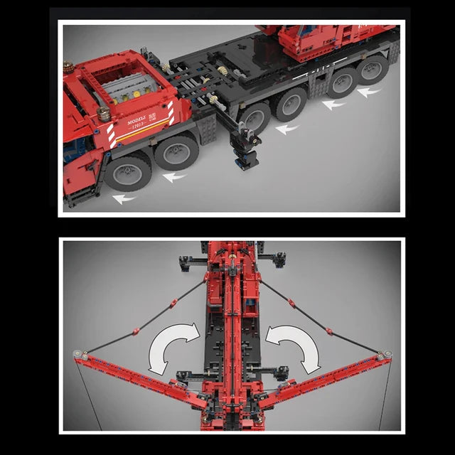 Mould King 17013 RC Grove GMK Crane