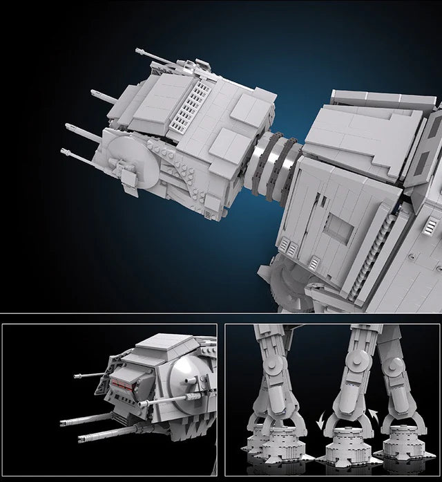 Mould King 21015 Minifig Scale AT-AT w/ Interior