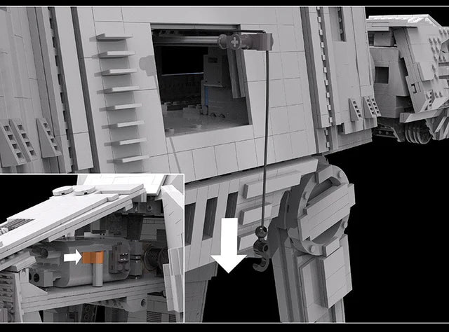 Mould King 21015 Minifig Scale AT-AT w/ Interior