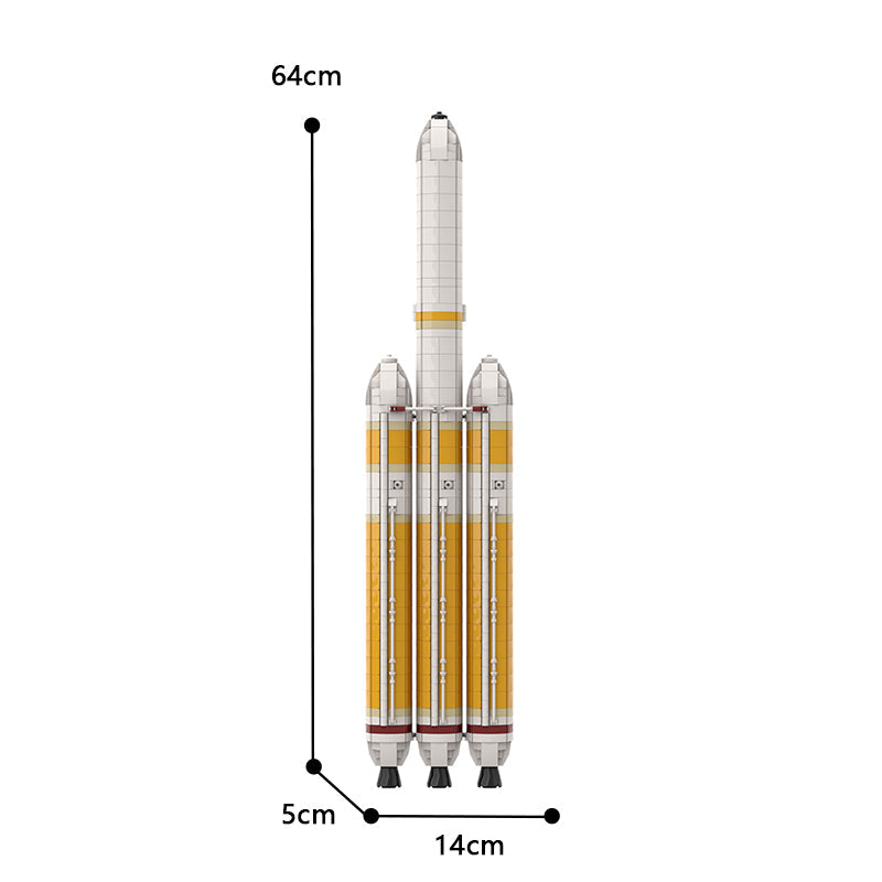 MOC 101254 Delta IV Heavy With Parker Solar Probe [Saturn V scale]