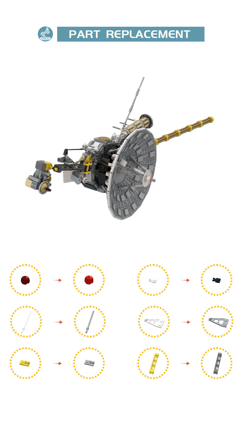 MOC 71157 Voyager 1-2 Scale 1:12