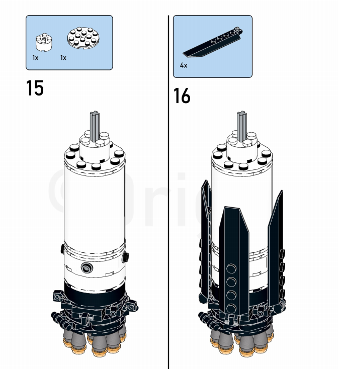 MOC 75766 Falcon Rocket SpaceX