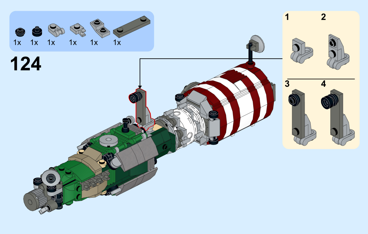 MOC 74674 Soviet Space Station