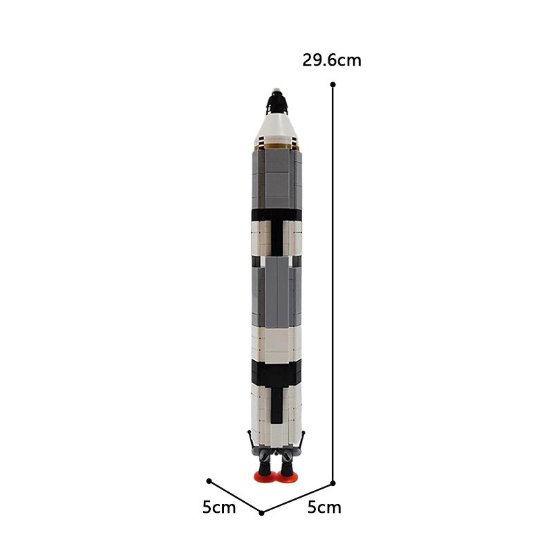 MOC 34453 Gemini Titan rocket (Saturn V scale)